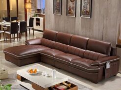 SOFA Da VQ-17 – Đỉnh cao thiết kế hiện đại cho không gian sang trọng