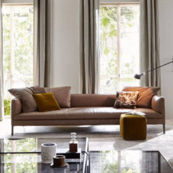 Ghế Sofa Văng Đệm Da Italia V22 – Sang Trọng, Đẳng Cấp, Chuẩn Châu Âu