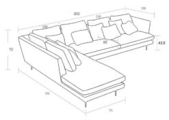 Alternative view of Ghế sofa Văng đệm vải hiện đại L26 – Sự lựa chọn tinh tế cho phòng khách gia đình Việt