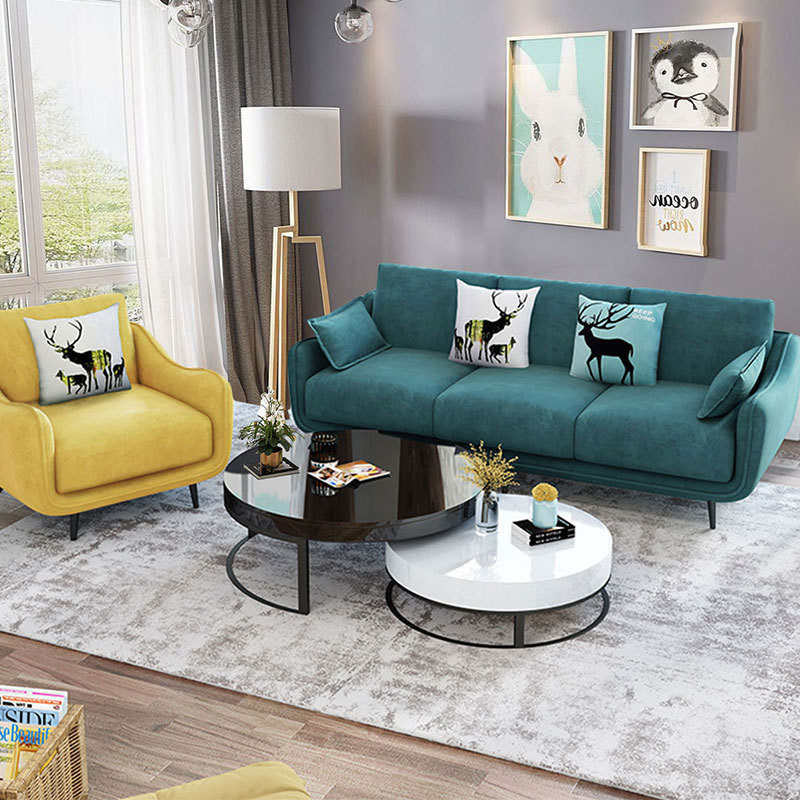 Ghế Sofa Văng Đệm Vải Nhung Nỉ V28