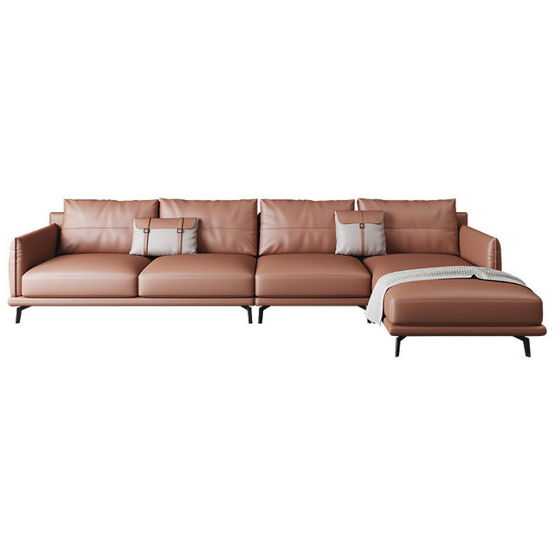 Ghế sofa góc đệm da cỡ lớn L21 – Điểm nhấn sang trọng cho phòng khách hiện đại - Ảnh 3