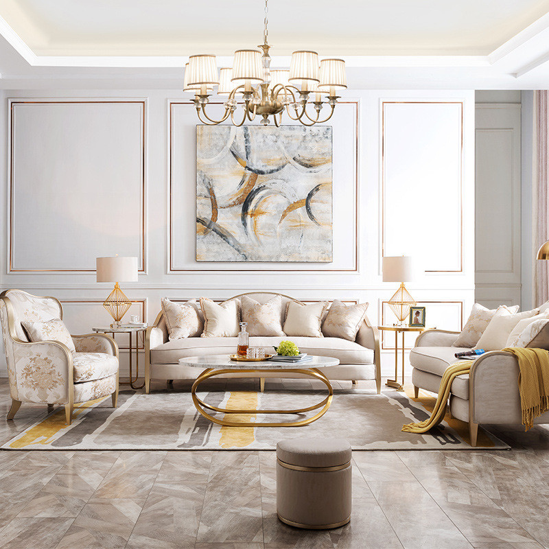 Ghế Sofa Văng Cao Cấp Tân Cổ Điển V46 – Sang Trọng, Đẳng Cấp Cho Không Gian Sống