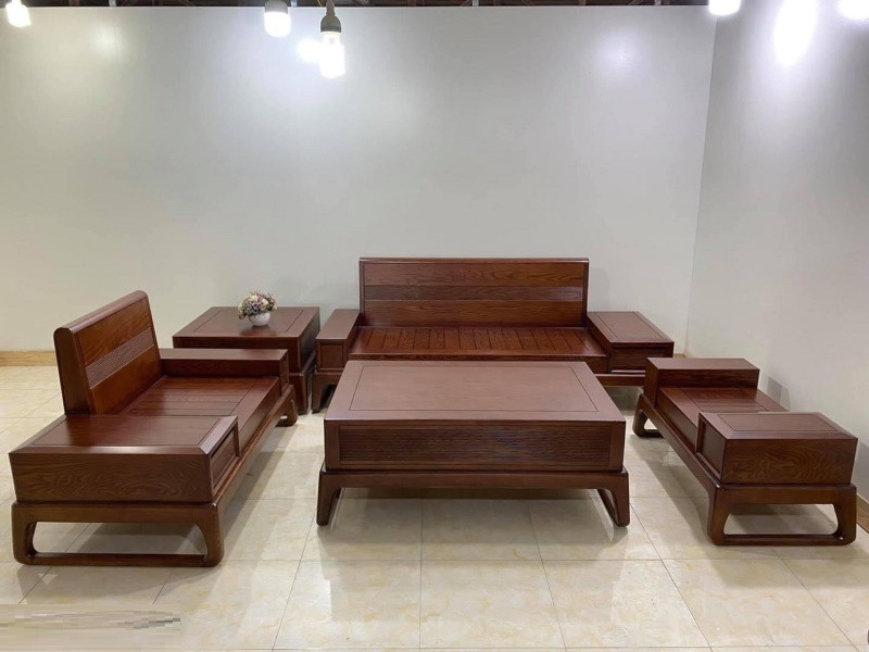 Bộ Sofa Văng Gỗ Sồi SG01 – Sự Lựa Chọn Hoàn Hảo Cho Không Gian Phòng Khách Hiện Đại - Ảnh 3