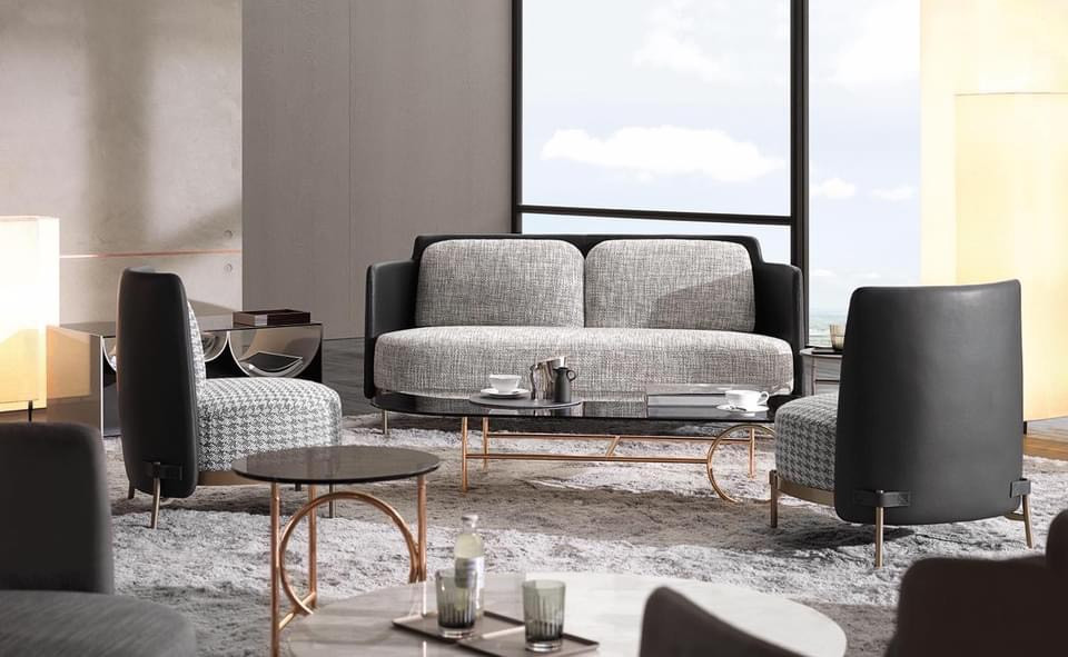 Ghế Sofa Văng Viền Da Hiện Đại V49 – Sang Trọng, Tiện Nghi, Đẳng Cấp Phòng Khách - Ảnh 5