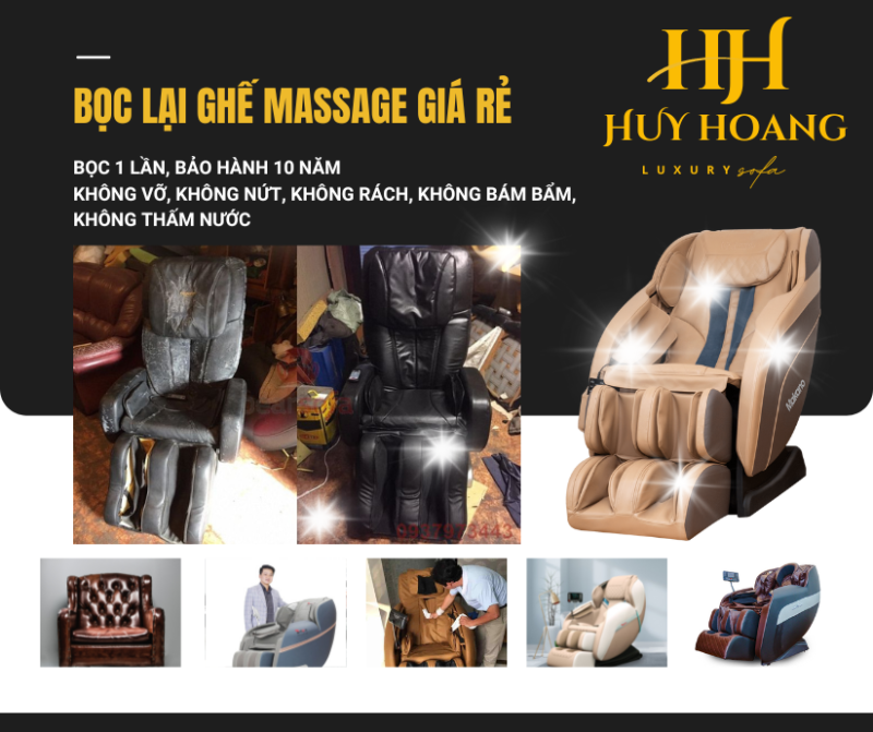Dịch vụ bọc lại ghế sofa massage