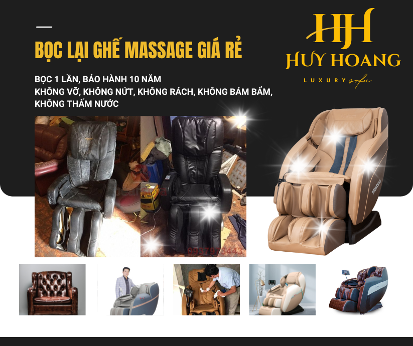 Dịch vụ bọc lại ghế sofa massage