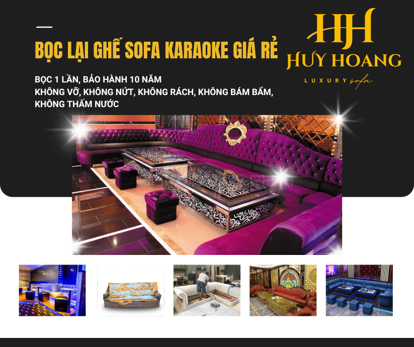 dịch vụ bọc lại sofa karaoke