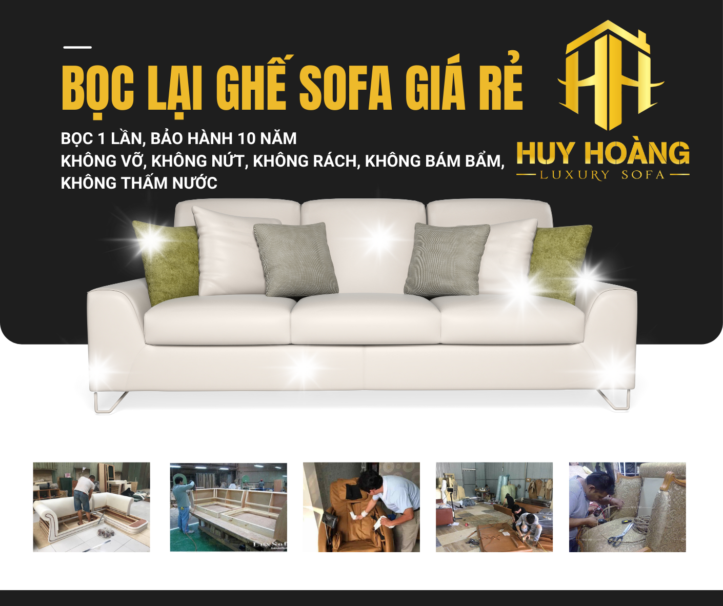 Bọc ghế Sofa giá rẻ tại Hà Nội