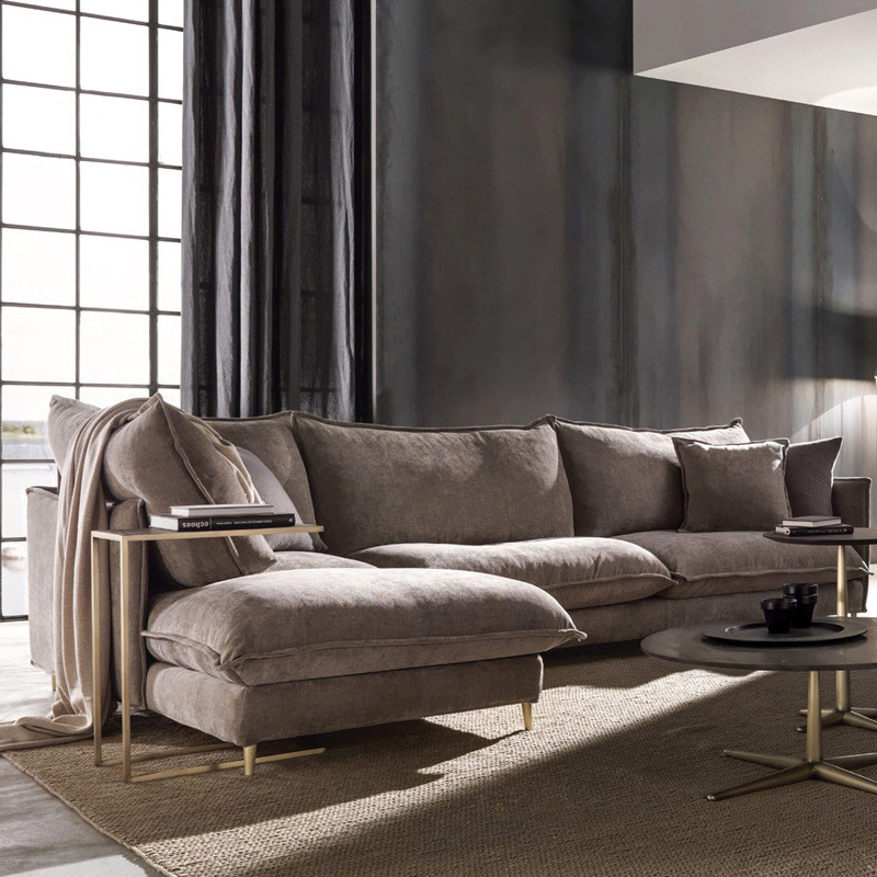 Ghế sofa góc đệm vải cao cấp L27 – Hiện đại, êm ái, giá rẻ tận xưởng Sofa Huy Hoàng - Ảnh 3