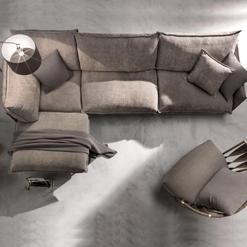 Ghế sofa góc đệm vải cao cấp L27 – Hiện đại, êm ái, giá rẻ tận xưởng Sofa Huy Hoàng - Ảnh 5