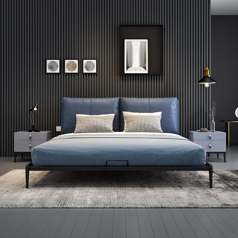 Giường ngủ đẹp đệm da HH10 – Sự lựa chọn hoàn hảo cho không gian sống hiện đại