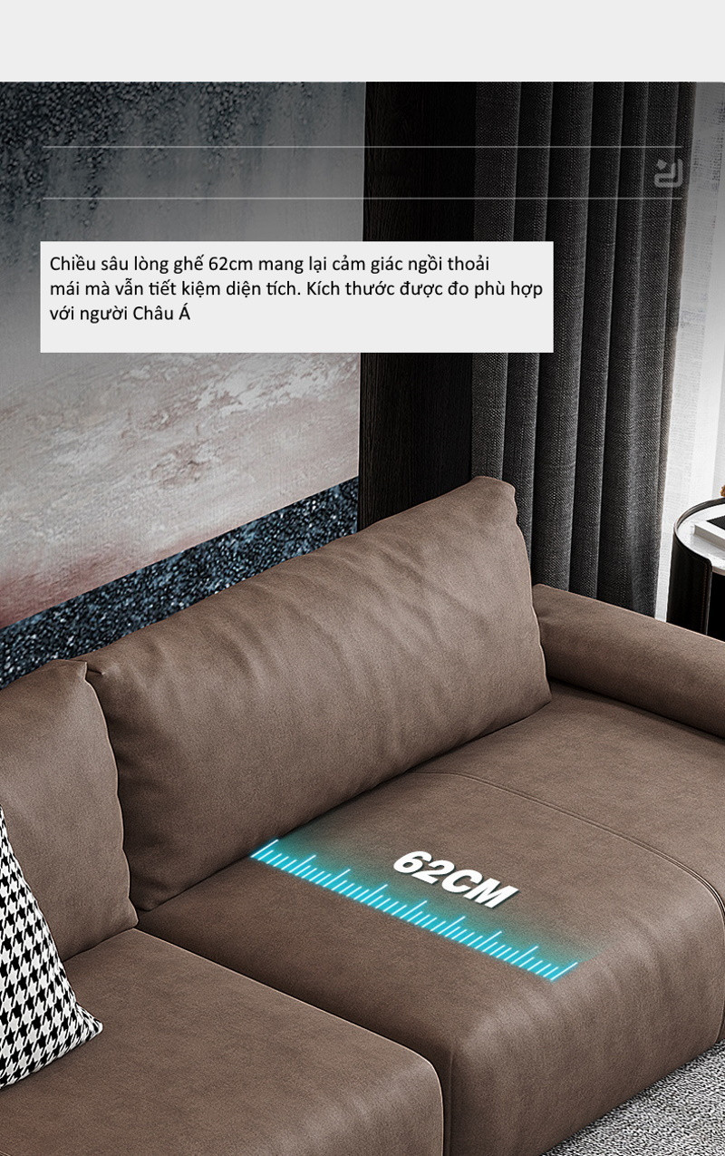 Ghế Sofa Văng Đệm Da Lộn V53 – Hiện Đại, Sang Trọng, Êm Ái Từ Sofa Huy Hoàng - Ảnh 4