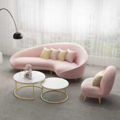Alternative view of Ghế Sofa Văng Vải Hiện Đại V38 – Sang Trọng, Tiện Nghi, Giá Xưởng Huy Hoàng