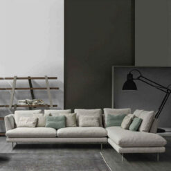 Sofa góc vải nỉ đệm cao cấp