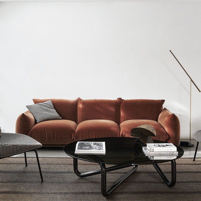 Ghế Sofa Văng V56 Đệm Vải Nhung