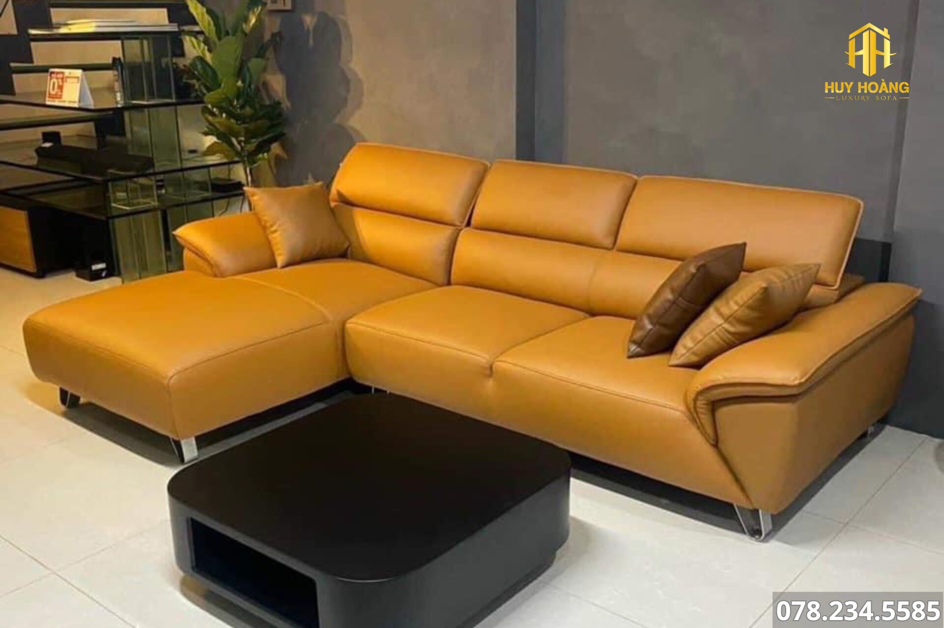 Sofa Chữ L Cao Cấp HHL 020 – Tiết Kiệm Diện Tích, Sang Trọng Cho Mọi Không Gian