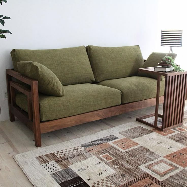 sofa văng HHV 02 khung gỗ sồi bọc vải nỉ